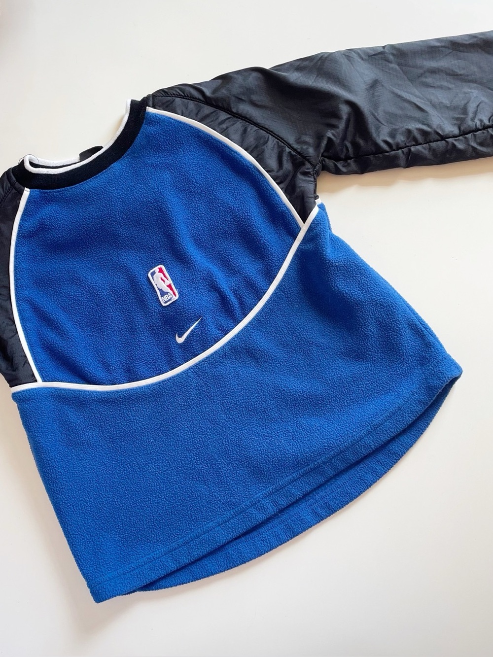 Vintage Nike NBA Team Blue / Black Fleece Pullover | Size 7